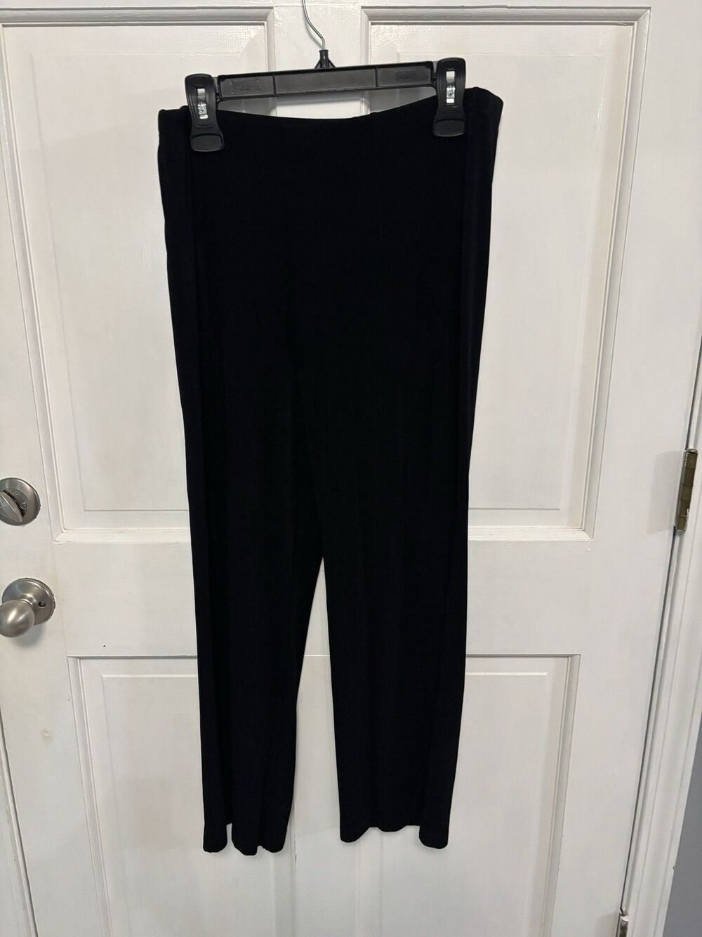 Women’s Chico’s Black Spandex Dress Work Stretch Pants Size 2P (12/14P) Petite